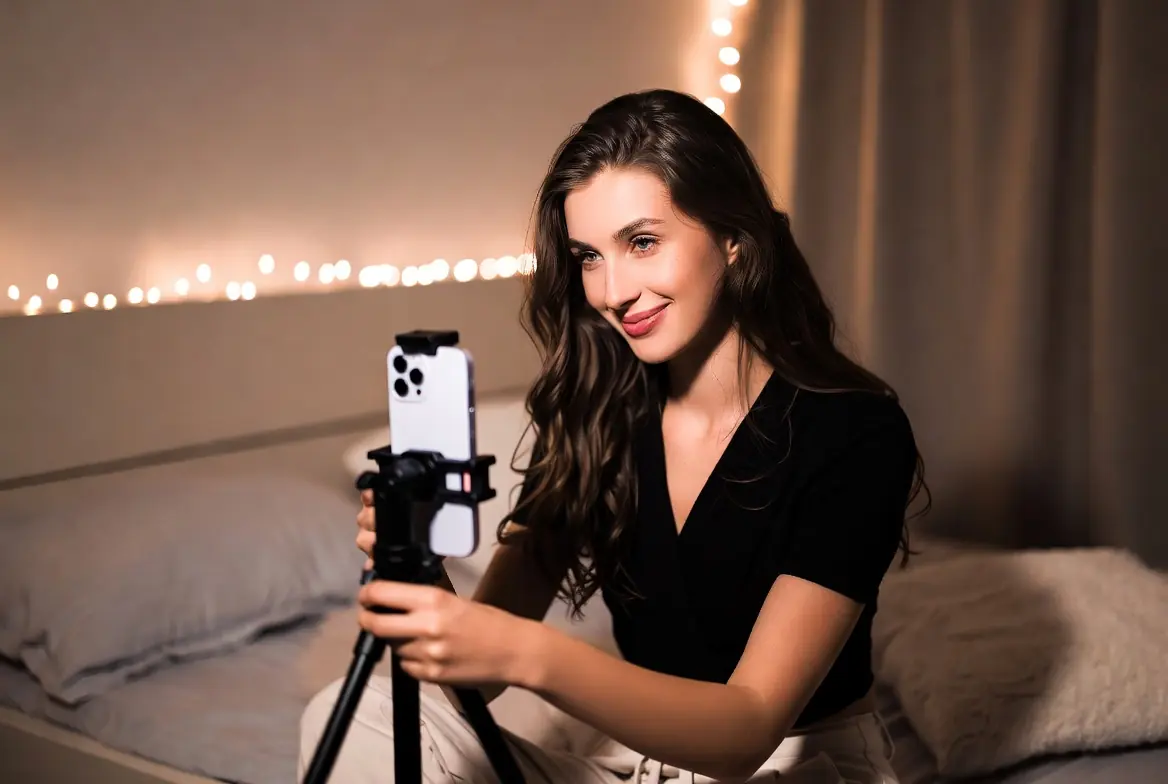 Using smartphone as webcam for cheap cam model setup